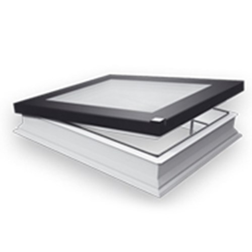 View DXF Non-Opening Flat Roof Deck Mounted Skylight